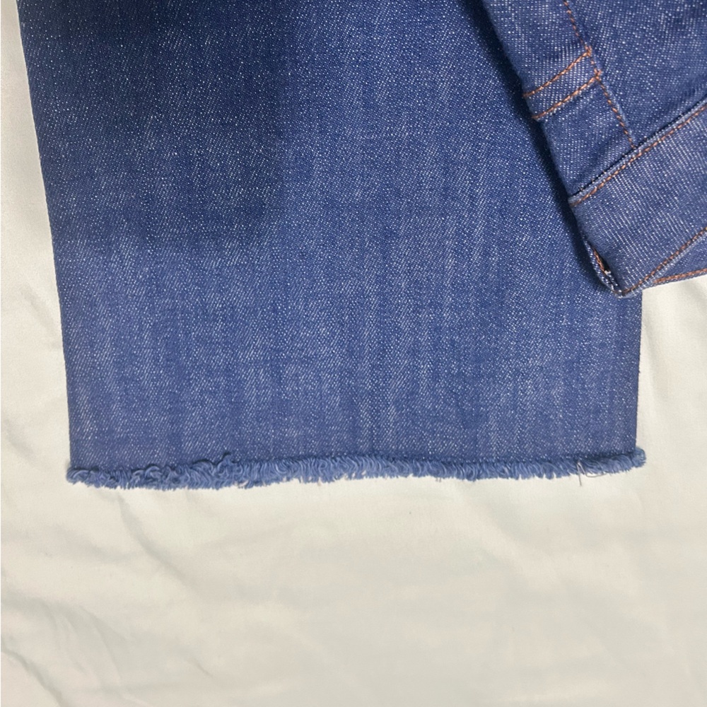 Bonpoint Blue Flare Wide Leg Jeans - Picture 5 of 11